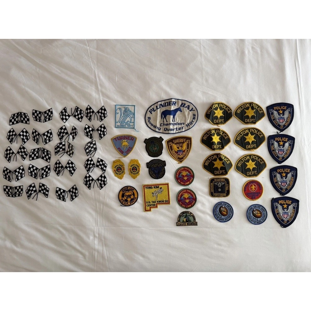 Vintage Mixed Patches Lot of 47